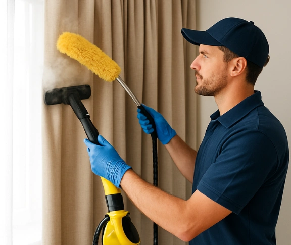 Trusted drapes cleaning technician Matty Curtain Cleaning naremburn-nsw QLD