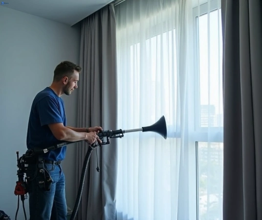 Professional drapes cleaning process tools Matty Curtain Cleaning naremburn-nsw